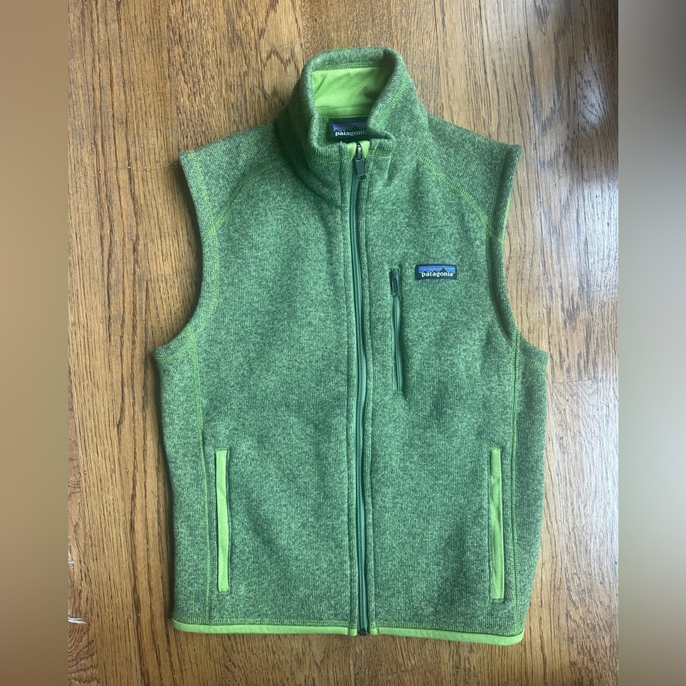 Patagonia Men's Better Sweater Green Fleece Vest